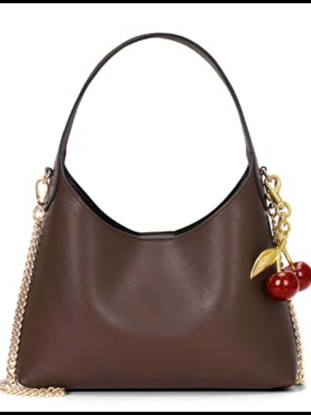 Small Hobo Shoulder Bag Faux Leather Vegan Leather Crossbody Purse